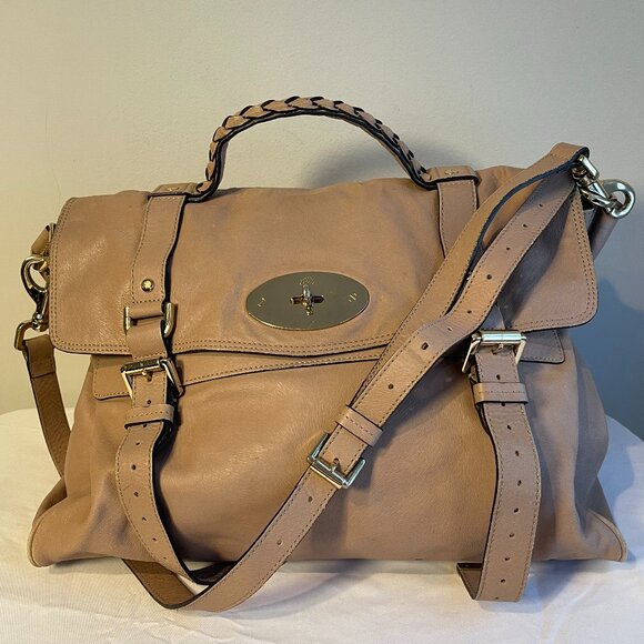Mulberry Alexa 2-Way Satchel in Light Pink/Nude - Preowned - Picture 1 of 16